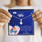 To My Wife My Soulmate My Everything Alluring Ribbon Necklace Message Card-Express Your Love Gifts