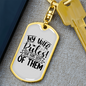 To My Wife My Wife Rules! Keychain Stainless Steel or 18k Gold Dog Tag Keyring-Express Your Love Gifts