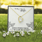 To My Wife Never Be a Prisoner Forever Necklace w Message Card-Express Your Love Gifts