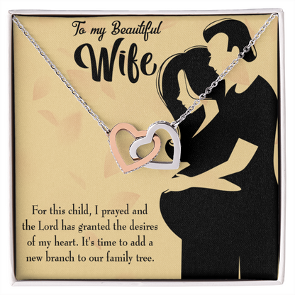 To My Wife New Branch to Family Inseparable Necklace-Express Your Love Gifts