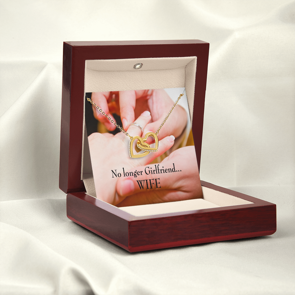 To My Wife No Longer Girlfriend Inseparable Necklace-Express Your Love Gifts