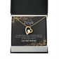 To My Wife No Matter How Many Challenges Forever Necklace w Message Card-Express Your Love Gifts