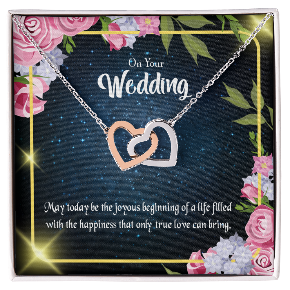 To My Wife On Your Wedding Inseparable Necklace-Express Your Love Gifts