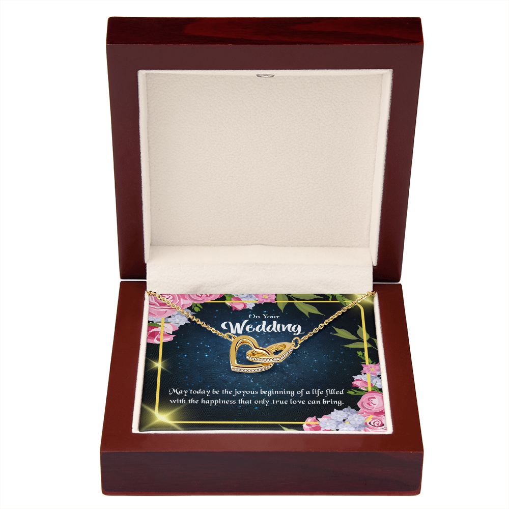 To My Wife On Your Wedding Inseparable Necklace-Express Your Love Gifts
