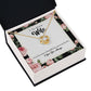 To My Wife Our Story Infinity Knot Necklace Message Card-Express Your Love Gifts
