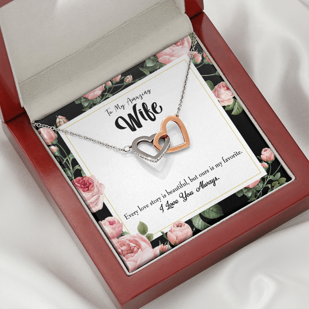 To My Wife Our Story Inseparable Necklace-Express Your Love Gifts