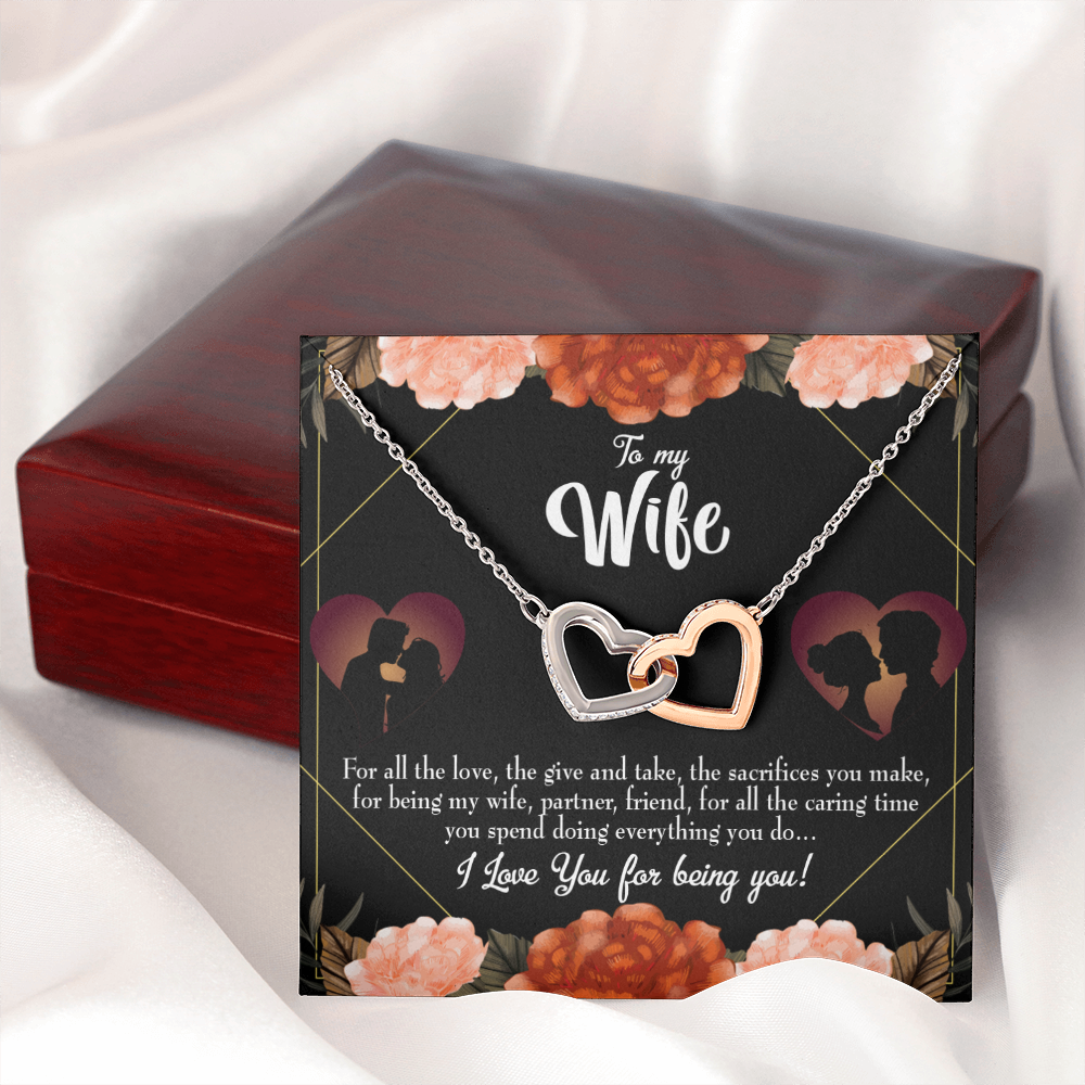 To My Wife Partner Friend Inseparable Necklace-Express Your Love Gifts