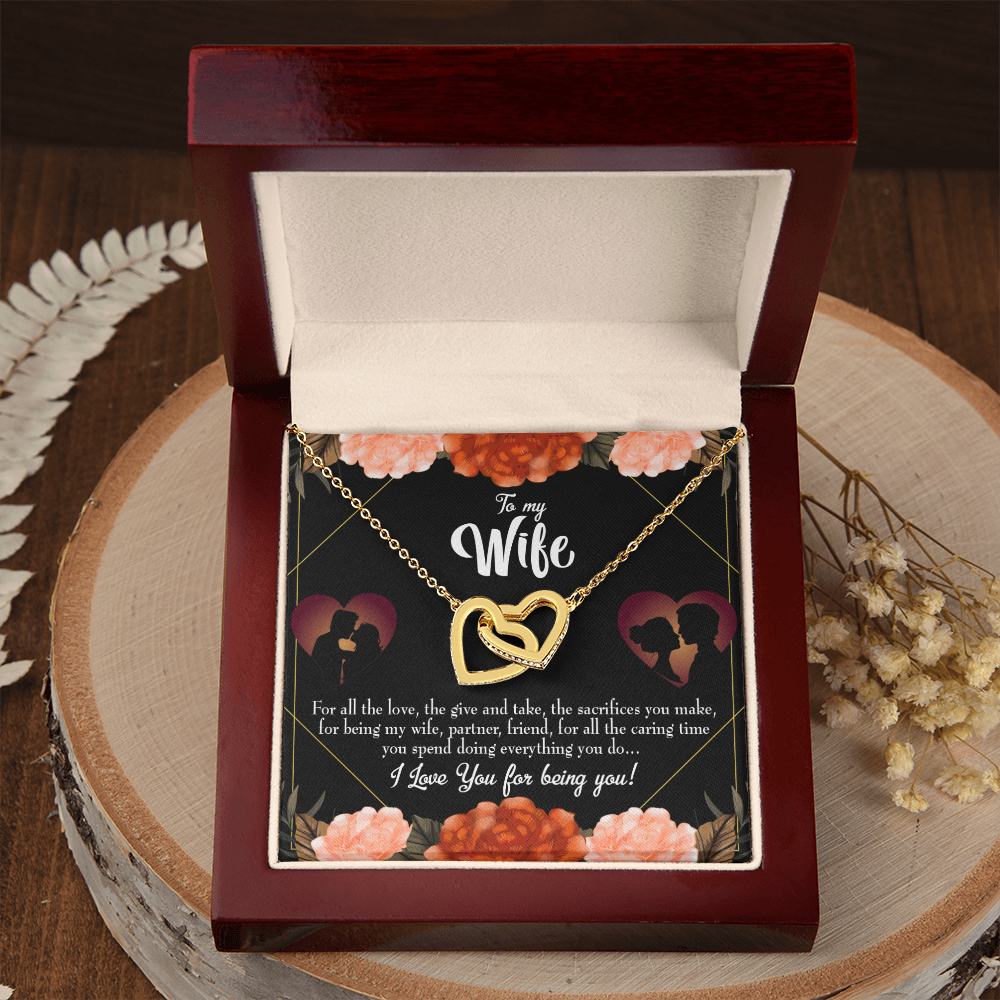 To My Wife Partner Friend Inseparable Necklace-Express Your Love Gifts
