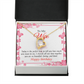 To My Wife Perfect Time Forever Birthday Message Necklace w Message Card-Express Your Love Gifts