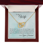To My Wife Proud To Be Your Husband Inseparable Necklace-Express Your Love Gifts