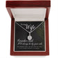 To My Wife Remember That I'll Always Eternal Hope Necklace Message Card-Express Your Love Gifts