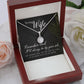 To My Wife Remember That I'll Always Eternal Hope Necklace Message Card-Express Your Love Gifts
