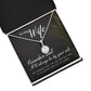 To My Wife Remember That I'll Always Eternal Hope Necklace Message Card-Express Your Love Gifts