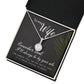 To My Wife Remember That I'll Always Eternal Hope Necklace Message Card-Express Your Love Gifts