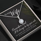 To My Wife Remember That I'll Always Eternal Hope Necklace Message Card-Express Your Love Gifts