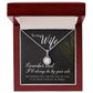 To My Wife Remember That I'll Always Eternal Hope Necklace Message Card-Express Your Love Gifts