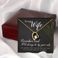 To My Wife Remember That I'll Always Forever Necklace w Message Card-Express Your Love Gifts