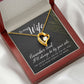 To My Wife Remember That I'll Always Forever Necklace w Message Card-Express Your Love Gifts
