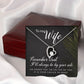 To My Wife Remember That I'll Always Forever Necklace w Message Card-Express Your Love Gifts