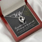To My Wife Remember That I'll Always Forever Necklace w Message Card-Express Your Love Gifts