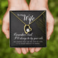 To My Wife Remember That I'll Always Forever Necklace w Message Card-Express Your Love Gifts