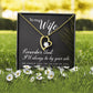 To My Wife Remember That I'll Always Forever Necklace w Message Card-Express Your Love Gifts