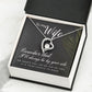 To My Wife Remember That I'll Always Forever Necklace w Message Card-Express Your Love Gifts