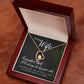 To My Wife Remember That I'll Always Forever Necklace w Message Card-Express Your Love Gifts