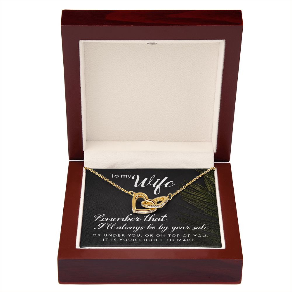 To My Wife Remember That I'll Always Inseparable Necklace-Express Your Love Gifts
