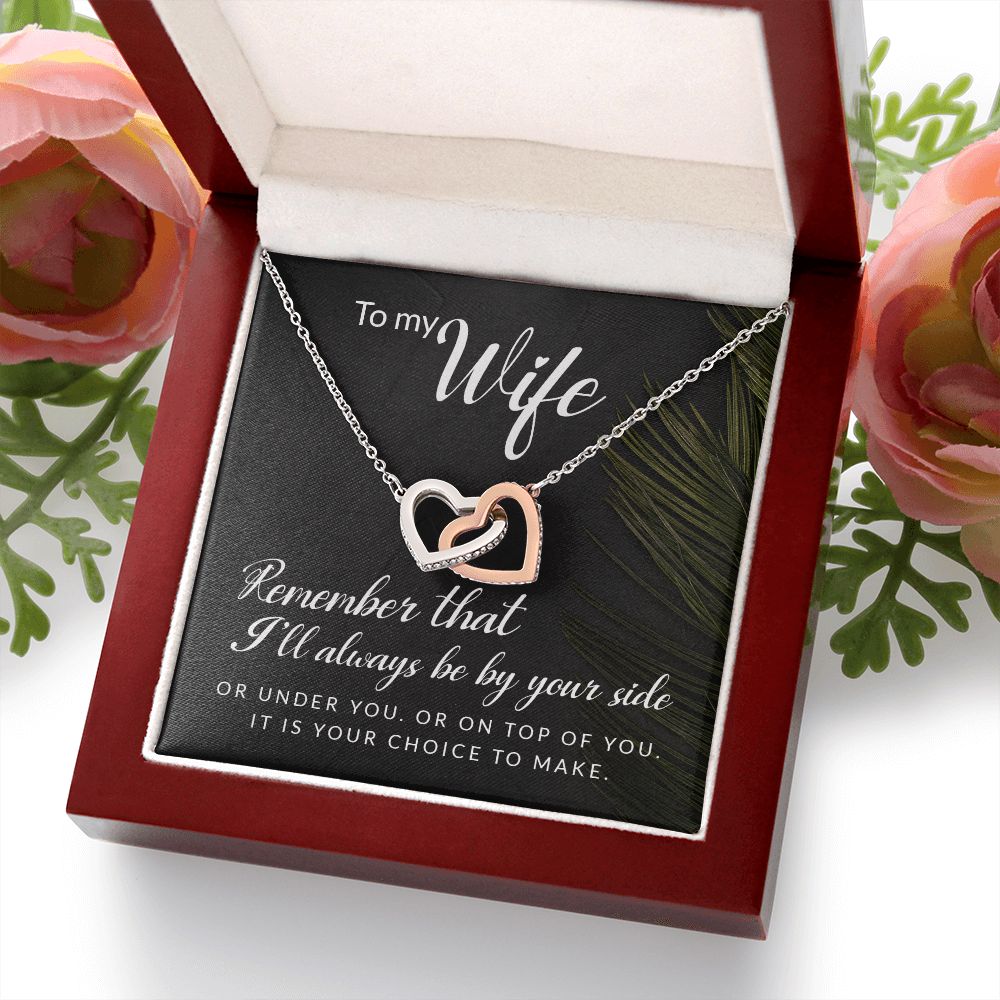 To My Wife Remember That I'll Always Inseparable Necklace-Express Your Love Gifts