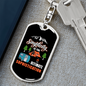 To My Wife Simplicity Is The Ultimate Sophistication Keychain Stainless Steel or 18k Gold Dog Tag Keyring-Express Your Love Gifts