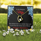 To My Wife Simply Amazing Wife Birthday Message Forever Necklace w Message Card-Express Your Love Gifts