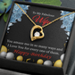 To My Wife Simply Amazing Wife Birthday Message Forever Necklace w Message Card-Express Your Love Gifts
