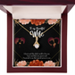 To My Wife Special Person Alluring Ribbon Necklace Message Card-Express Your Love Gifts