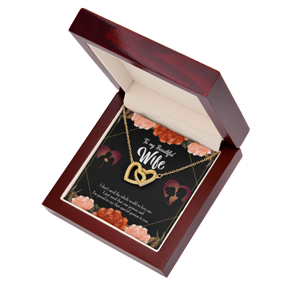 To My Wife Special Person Dark Inseparable Necklace-Express Your Love Gifts