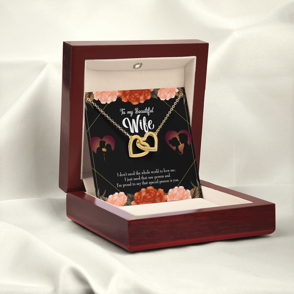 To My Wife Special Person Dark Inseparable Necklace-Express Your Love Gifts