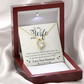 To My Wife Special Person is You Forever Necklace w Message Card-Express Your Love Gifts