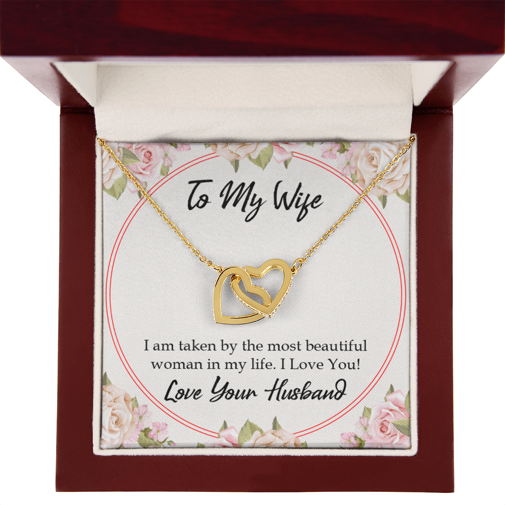 To My Wife Taken by The Most Beautiful Woman Inseparable Necklace-Express Your Love Gifts