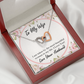 To My Wife Taken by The Most Beautiful Woman Inseparable Necklace-Express Your Love Gifts