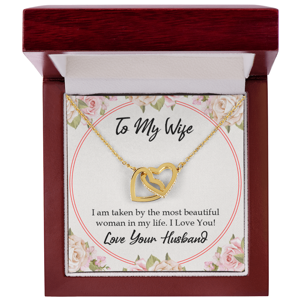 To My Wife Taken by The Most Beautiful Woman Inseparable Necklace-Express Your Love Gifts