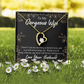 To My Wife Thank You For Being With Me Forever Necklace w Message Card-Express Your Love Gifts