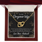 To My Wife Thank You For Being With Me Inseparable Necklace-Express Your Love Gifts