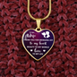 To My Wife Thank You For Bringing Necklace Stainless Steel or 18k Gold Heart 18-22"-Express Your Love Gifts