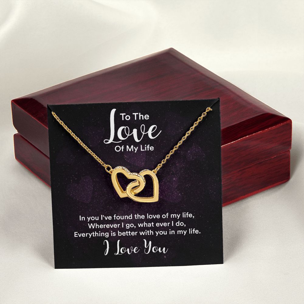To My Wife The Love of My Life In You I've Found Inseparable Necklace-Express Your Love Gifts