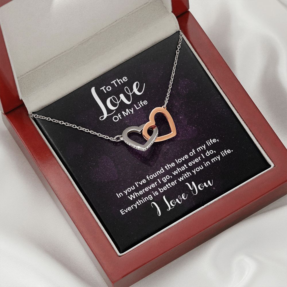 To My Wife The Love of My Life In You I've Found Inseparable Necklace-Express Your Love Gifts