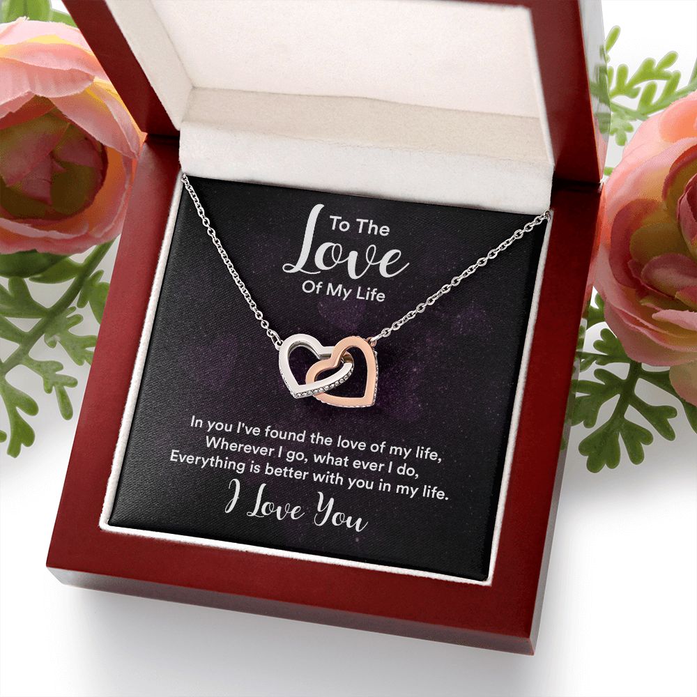 To My Wife The Love of My Life In You I've Found Inseparable Necklace-Express Your Love Gifts
