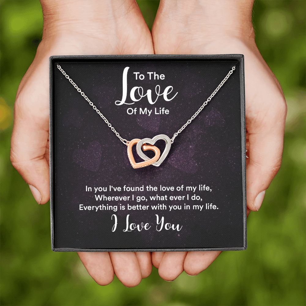 To My Wife The Love of My Life In You I've Found Inseparable Necklace-Express Your Love Gifts