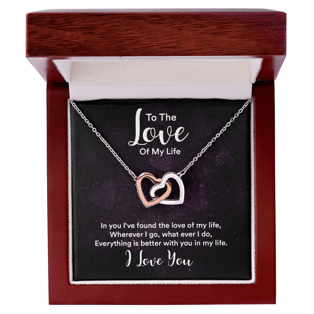 To My Wife The Love of My Life In You I've Found Inseparable Necklace-Express Your Love Gifts