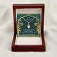 To My Wife To My Lovely Wife Alluring Ribbon Necklace Message Card-Express Your Love Gifts