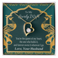 To My Wife To My Lovely Wife Forever Necklace w Message Card-Express Your Love Gifts